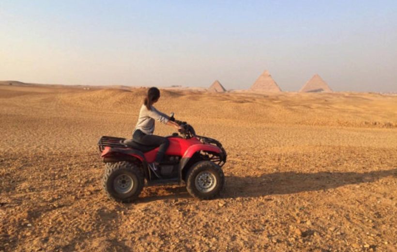 Full Day tour to Giza Pyramids, Sphinx and Quad Bike ride (ATV)